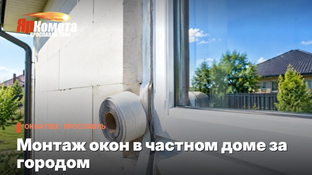Монтаж окон в частном доме за городом: доставка, пена или герметик, гарантия