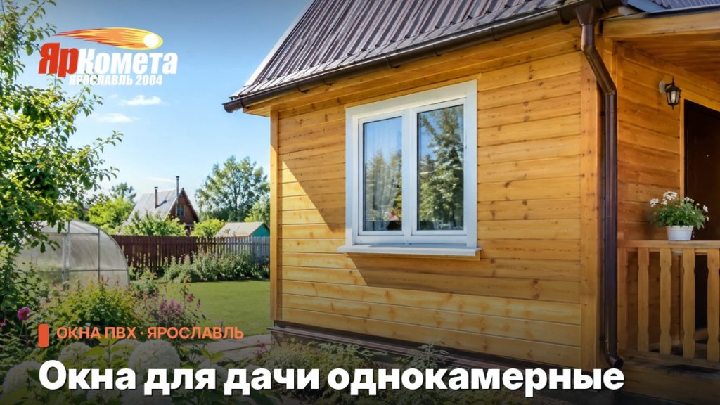 Окна для дачи однокамерные: что подойдёт, а что пожалеете