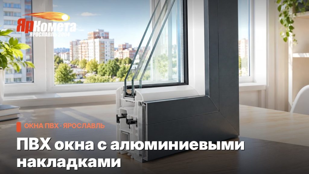 ПВХ окна с алюминиевыми накладками: три способа сделать окно цветным