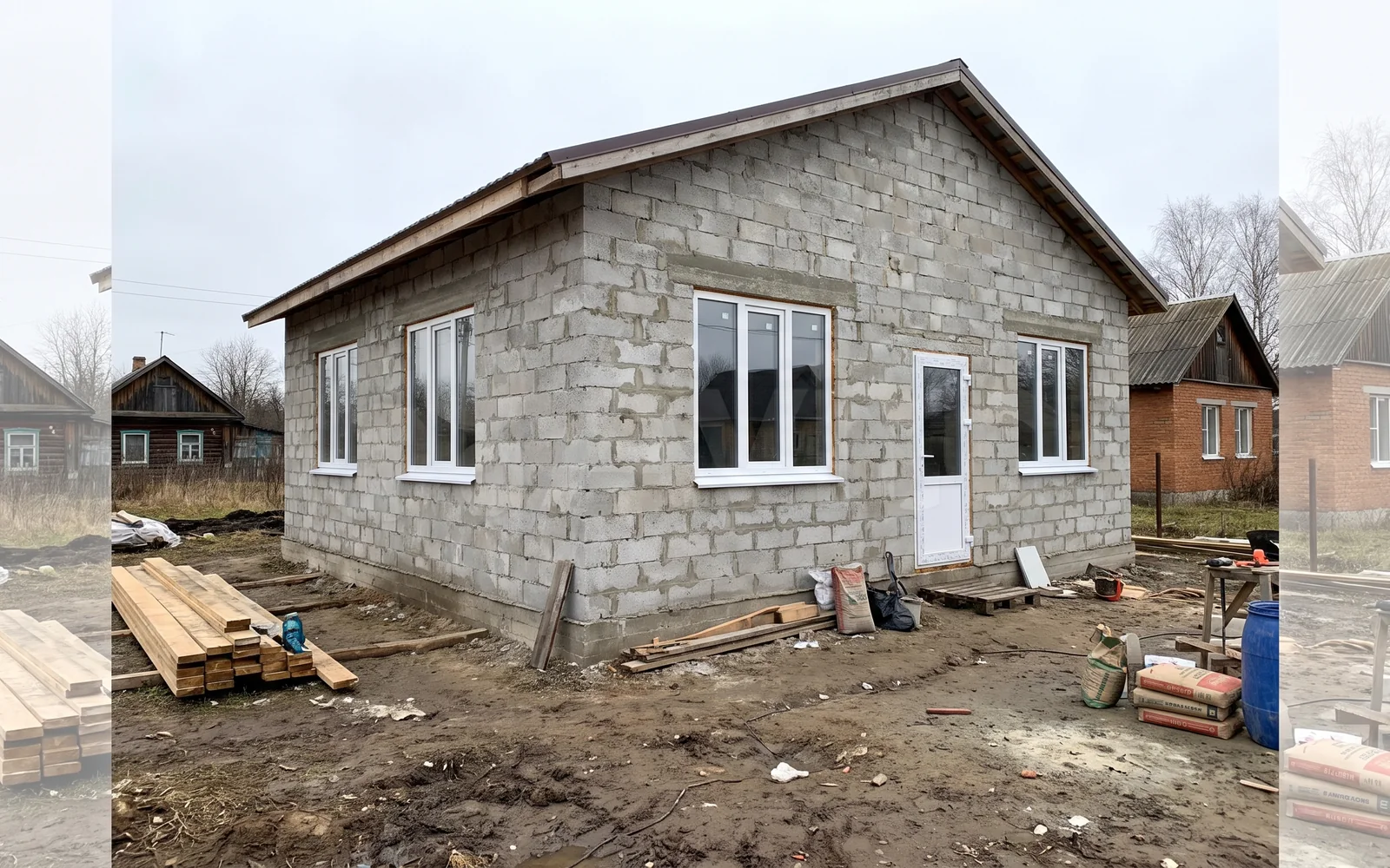 окна в дом из газобетона какие выбрать: как это выглядит