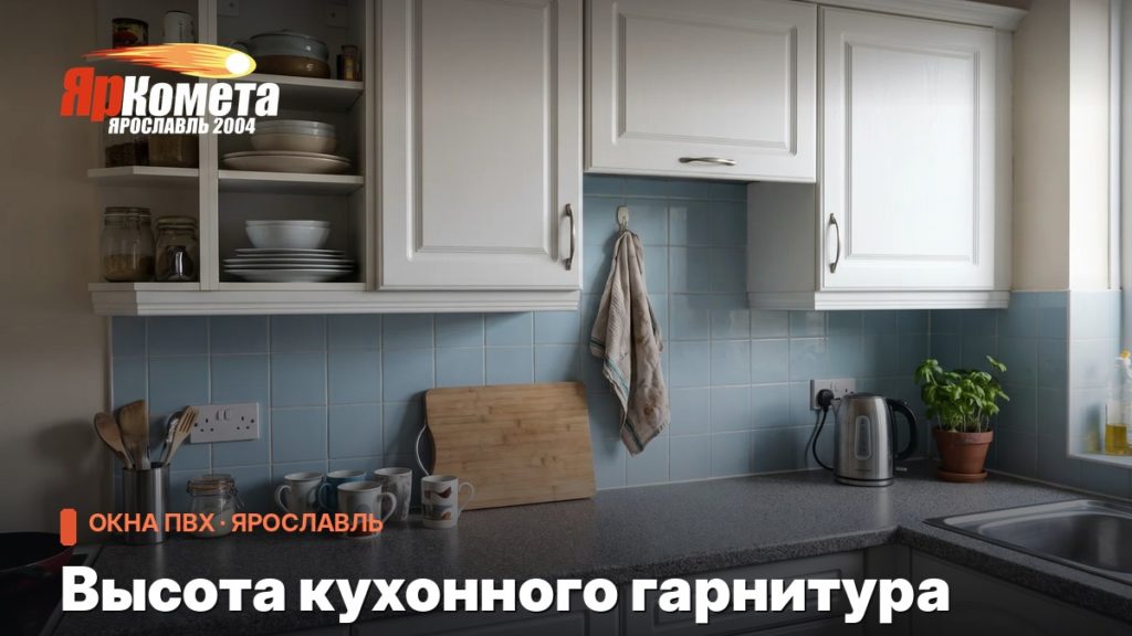 Высота кухонного гарнитура: как подобрать под свой рост