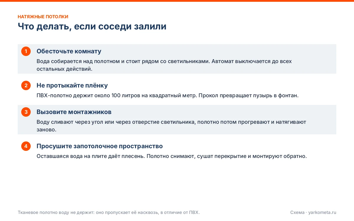 Что делать, если соседи залили