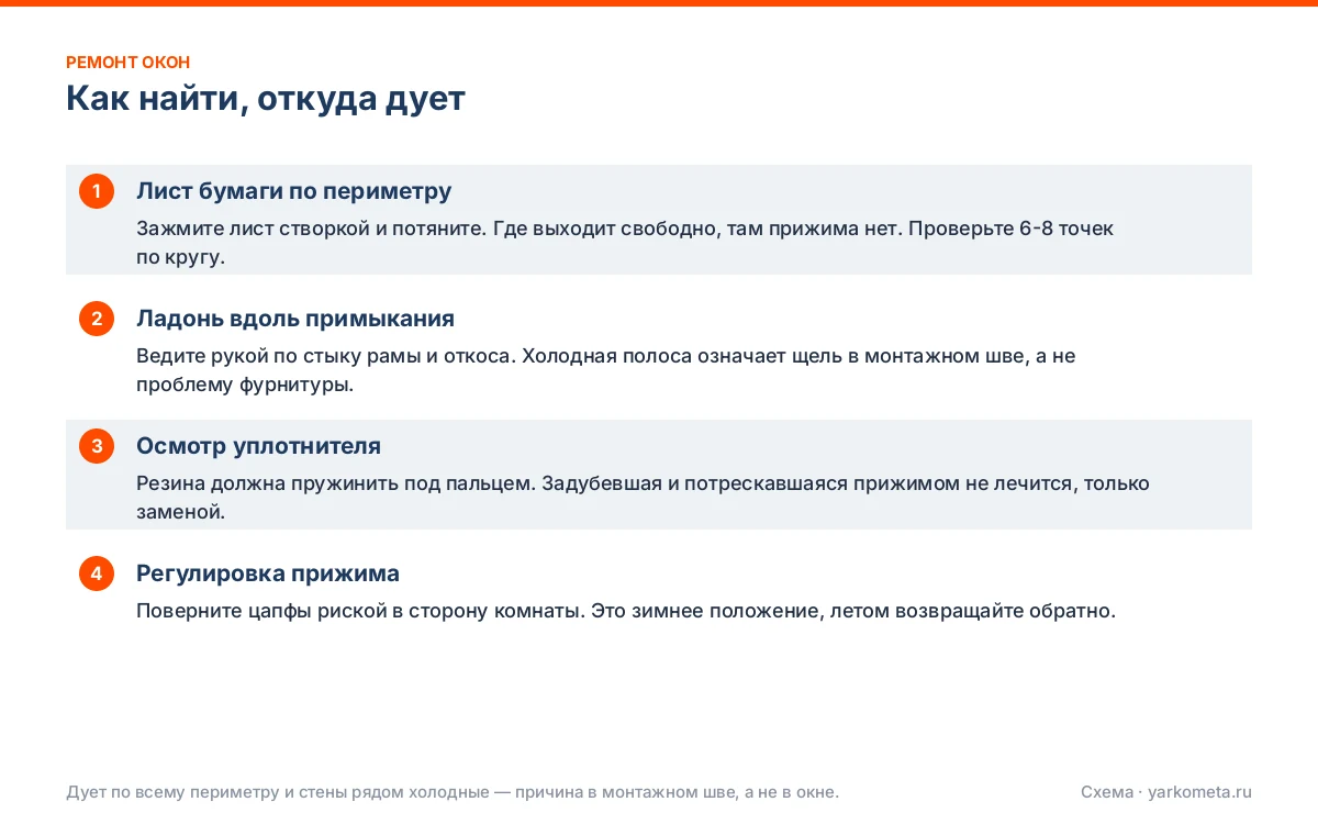Как найти, откуда дует