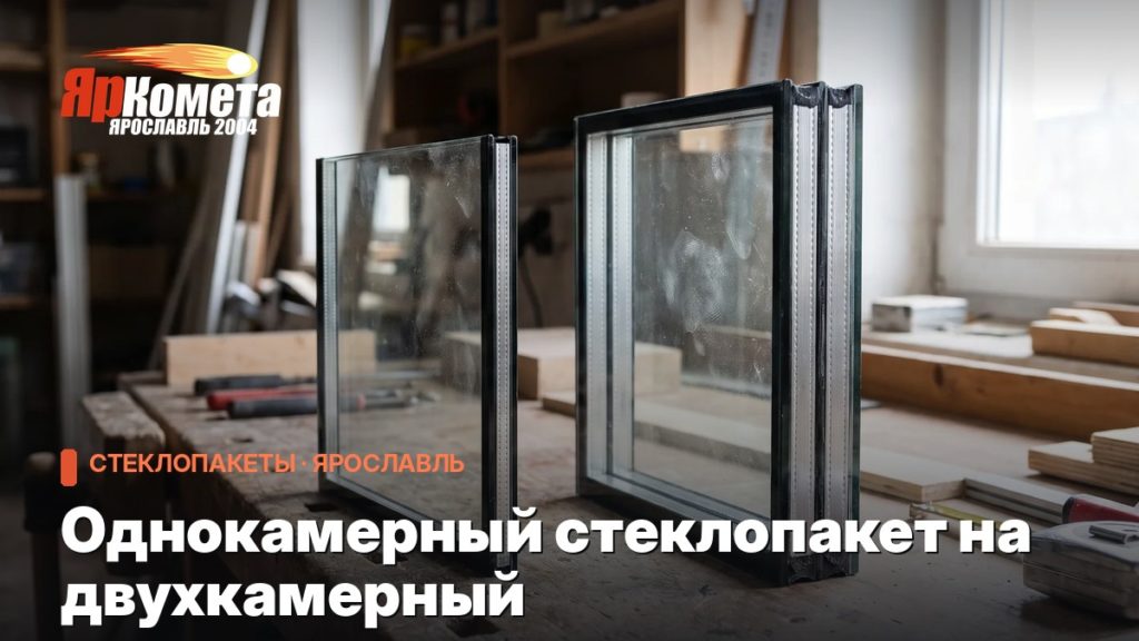 Однокамерный стеклопакет на двухкамерный: влезет ли в вашу раму