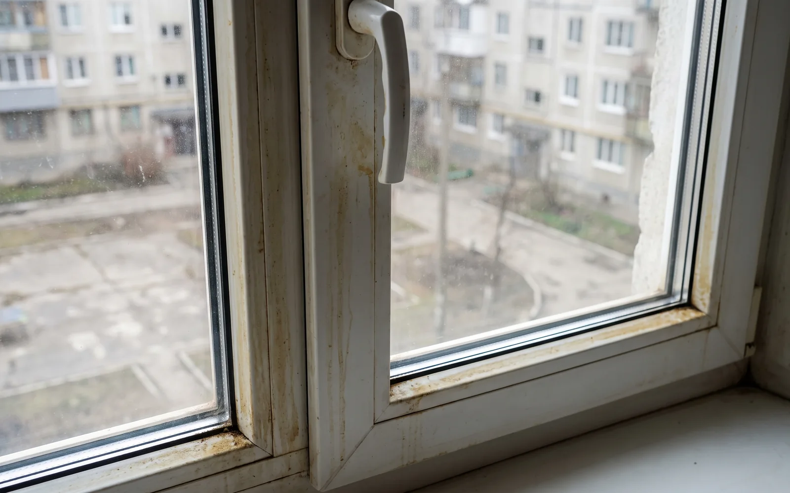 чем отмыть пластиковые окна от копоти: как это выглядит